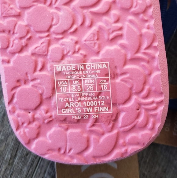 ROXY Sz 10 Finn Sandals NWT'S - Picture 5 of 5